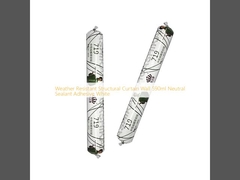 Sigillante strutturale per facciate continue resistente agli agenti atmosferici 590ml, neutro, adesivo, bianco