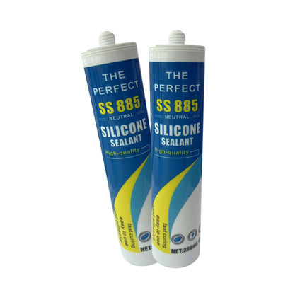 Un buon prezzo. White Waterproof Neutral Silicone Adhesive Construction Glass 300ml in linea