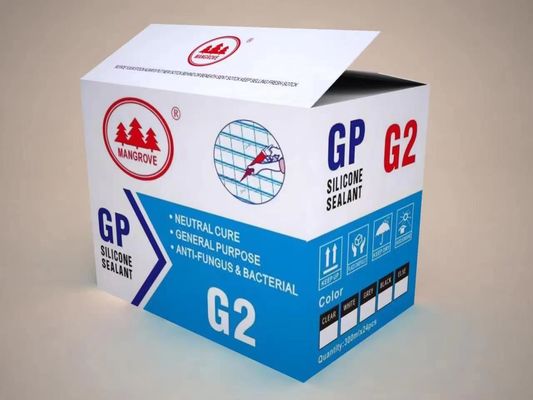 300 ml di sigillante acido silicone colore argento resistente alle intemperie per calcestruzzo