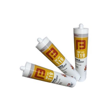 100% Silicone Neutrale Una Parte Sigilante A Rischio Di Fuoco A prova di muffa Per Pareti Tende