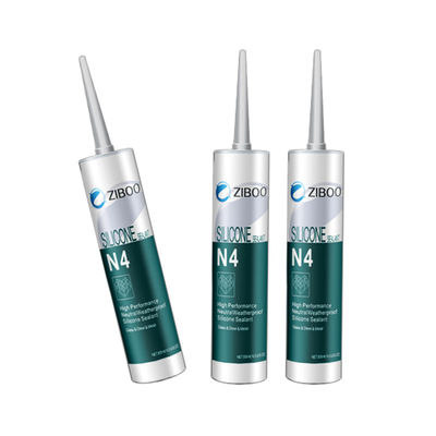Oem Neutral Cure Glass Silicone Sealant RTV Colla resistente alle intemperie