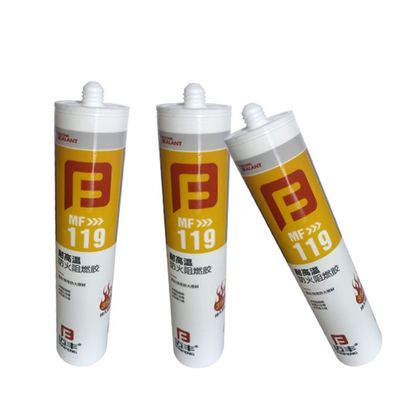 Glass Gap Sigilante ignifugo Elastico Neutrale Curing Resistente alle intemperie