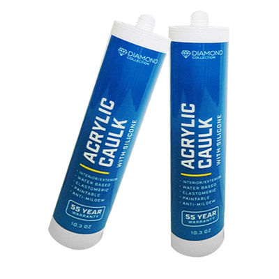 300 ml di sigillante acrilico pitturabile in bianco ad alta aderenza per finestre e porte