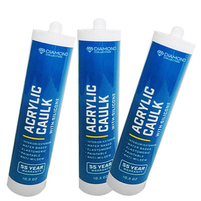 Un buon prezzo. 300 ml di sigillante acrilico di alta qualità Solubile in acqua Silicone adesivo a basso odore in linea