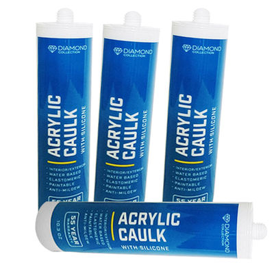 Acrilico Silicone impermeabile Acrilico Calcificante Sigilante Pintable 280ml