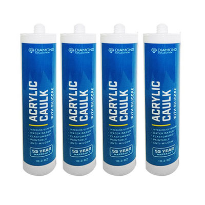 Sigillante acrilico siliconizzato per la costruzione bianco 9009-54-5