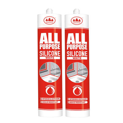 Tutti gli usi Silicone interno ed esterno uso impermeabile pareti di cortina polverose sigillante bianco