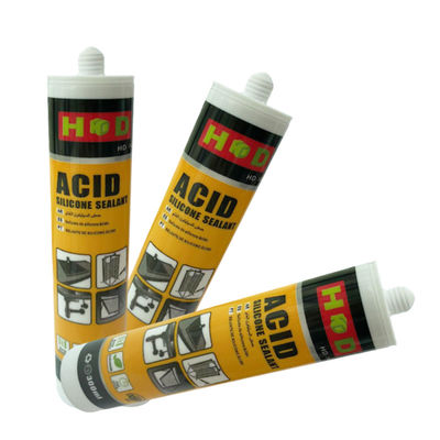 Un buon prezzo. Colla siliconica acetica nera OEM impermeabile per vetri in linea