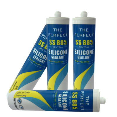 Un buon prezzo. Acciaio adesivo di silicone neutro bianco per il telaio del bagno in linea