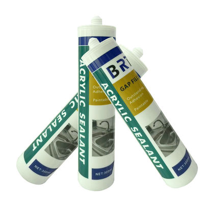 Un buon prezzo. Sigillante acrilico impermeabile trasparente da 300 ml per finestre, porte e bagni in linea