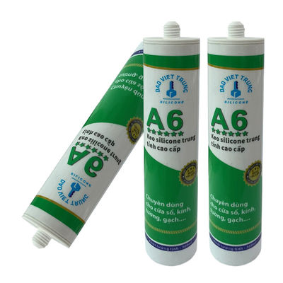 Un buon prezzo. 300 ml Silicone acido sigillante impermeabile resistenza al calore vetro di legno porte e finestre in linea