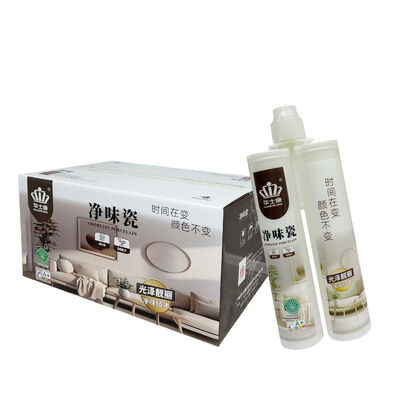 Produttore OEM Materiale di riempimento articolato Epoxy Grout Tile Adesivo Pavimento di entrambe le stanze Curing veloce