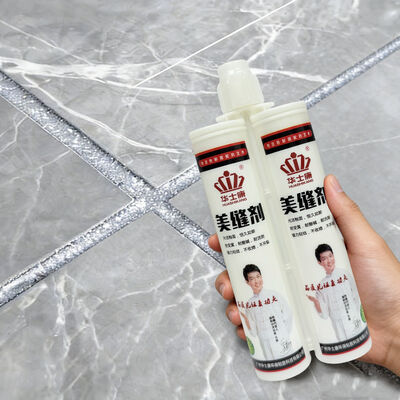 400ml Spazi di piastrelle da cucina Sostegno pavimento bagno OEM senza crepa Glossoso adesivo di colata