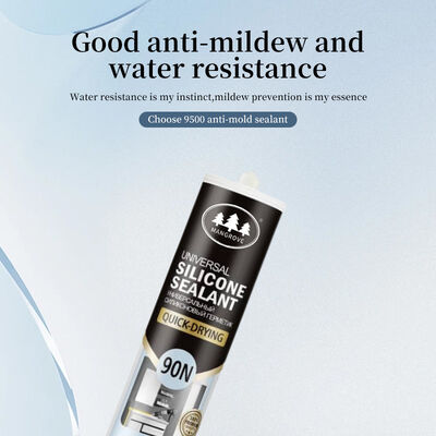 Adesivo per calafataggio ceramico antimuffa e resistente all'acqua al 100% in silicone per pietra del lavandino del bagno