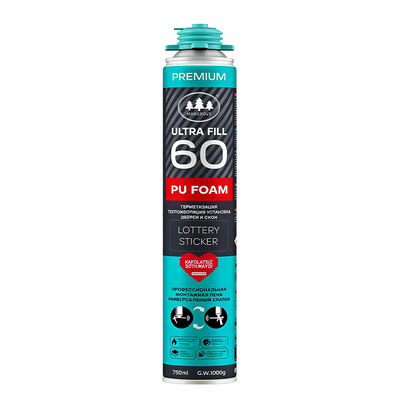 Un buon prezzo. Schiuma PU Espansiva Ignifuga Bianca da 750ML per Finestre e Porte in linea