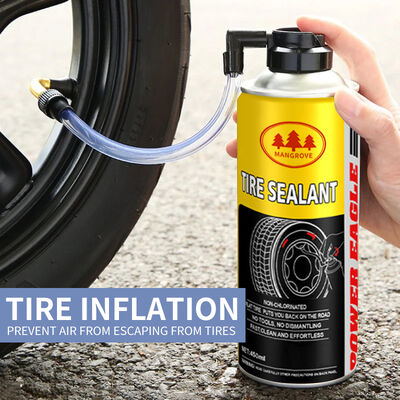 Un buon prezzo. Sigillante e gonfiatore per la cura dei pneumatici per auto da 400 ml Sigillante adesivo per pneumatici efficace per la riparazione di emergenza di pneumatici per motocicli in linea