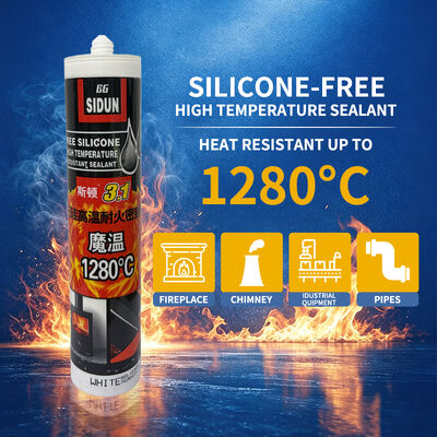 Un buon prezzo. Sigillante per cappa aspirante in acciaio inossidabile ad alta temperatura 1280°C colla ignifuga ritardante di fiamma in linea
